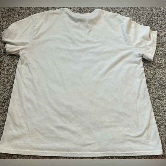 Wild West Horses T-Shirt - Vintage Y2K White Tee Shirt - Mens XL - Picture 2 of 3